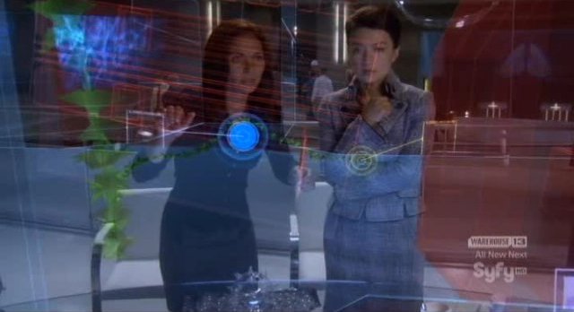 Eureka S4x16 - Allison and Senator Wen