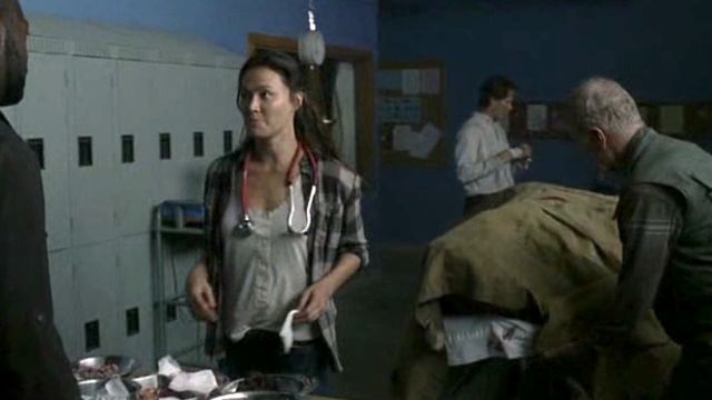 Anne in Autopsy Room