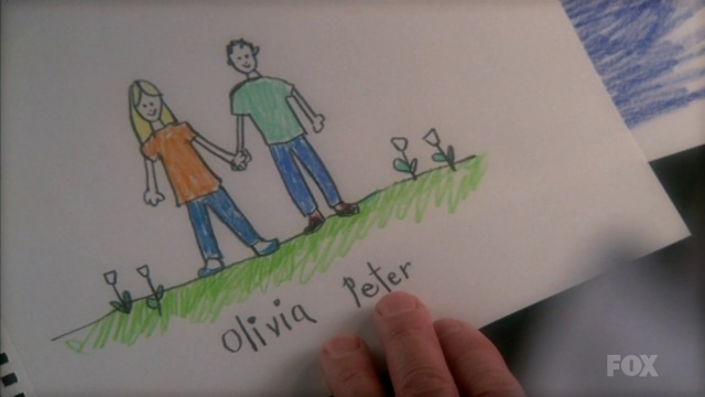 Fringe S3x15 - Young Olivia and Peter in White Tulips