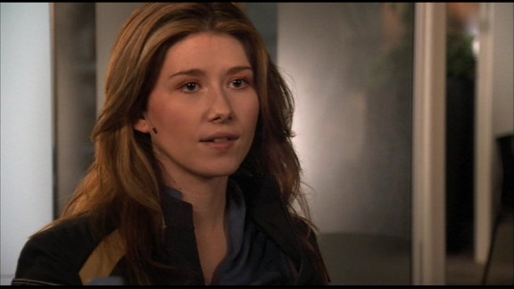 Jewel Staite from SGA. Click to visit her web site