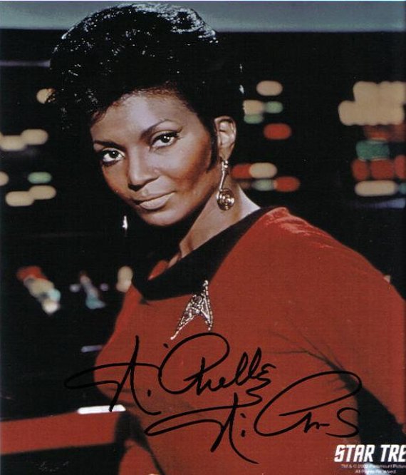 Signed Photo of Nichelle Nichols as Lt. Nyota Uhura