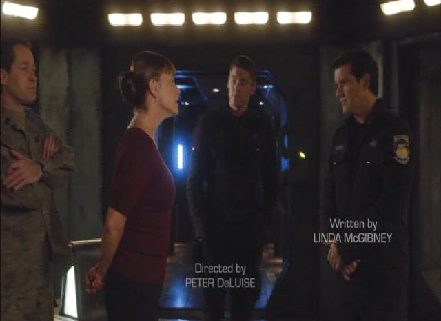 SGU S2x13 - Kathleen Quinlan with the Destiny crew