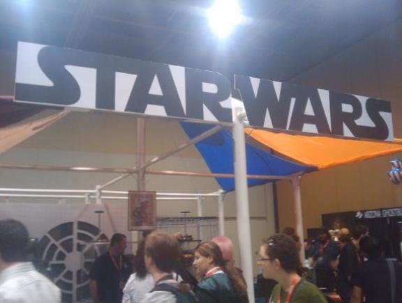 Starwars Booth Banner at Phoenix Comicon