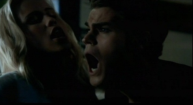 The Vampire Diaries 3x05 Rebekah stabs Stefan