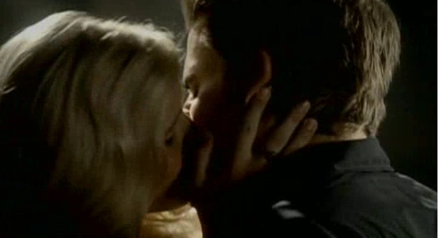 The Vampire Diaries 3x04 Stefan and Rebekah kiss