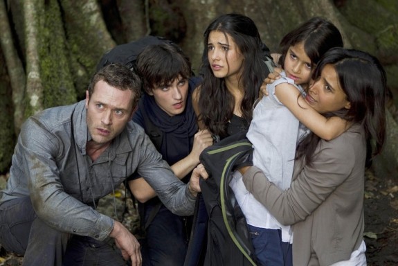 Terra Nova - The Shannon family consists of Jim, Elizabeth, Josh, Maddy, and Zoe.