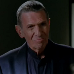 Leonard Nimoy William Bell Grins. Click to visit Fringe on FOX