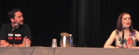 Wil Sheaton and Felicia Day at The Guild Panel