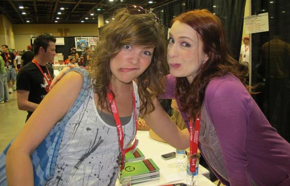 MeaganSue and Felicia Day at Phoenix Comicon!