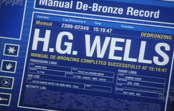 HG Wells has been debronzed!